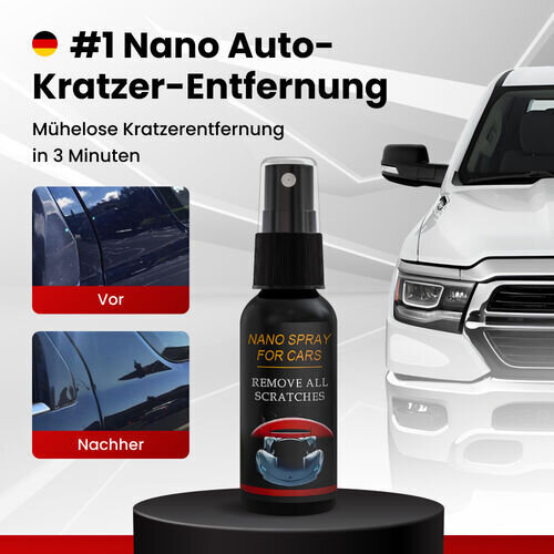 NuraFix Spray als Produktpräsentation auf einem Tisch
