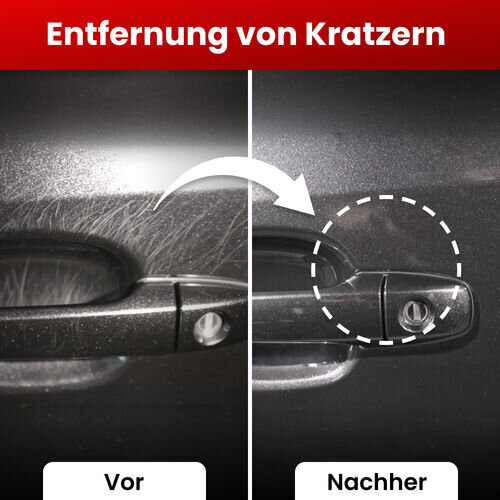 NuraFix Vorher-Nachher an einer Autotür